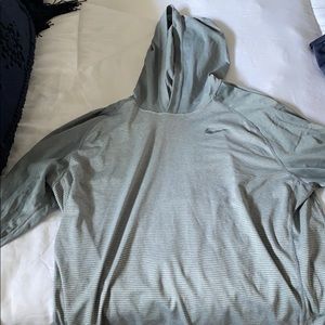 Nike Dri-Fit long sleeve with hood.